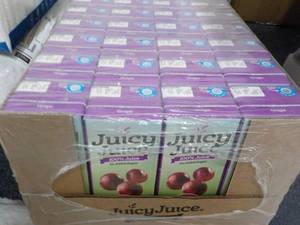 lot 219 image: 32 pack Grape Juicy Juice...