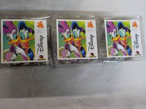 lot 263 image: 3 ct 850 pc Disney Puzzles...