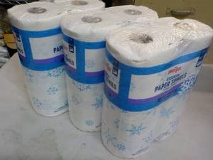 lot 268 image: 6 Rolls Meijer 2 Ply Paper Towels...