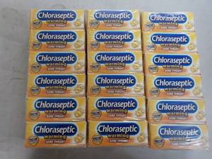 lot 270 image: 18 boxes Chloraseptic Throat Drops...