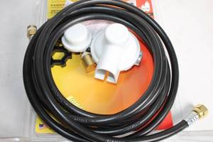 lot 9 image: 12 Propane HoseRegulator Kit for Vent-Free Heater