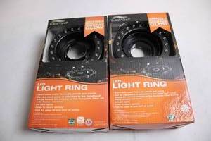 lot 32 image: Set of 2 TotalPond LED Light Rings for Water Features and Ponds