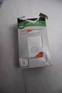 lot 37 image: Wireless Plug-In Doorbell with Night Light Kit