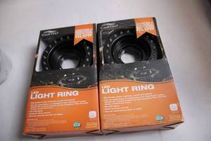 lot 48 image: Pair of TotalPond LED Light Rings for Water Features