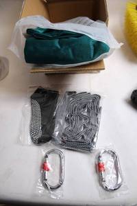 lot 64 image: Complete Safety Harness Kit with Carabiners and Straps