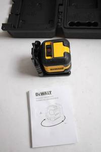 lot A-66 image: Dewalt DW08802 Laser Level with Original Case and Manual