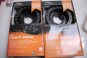 lot 85 image: Pair of TotalPond LED Light Rings for Water Features