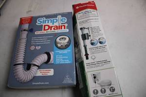 lot 98 image: Simple Drain and Fluidmaster Adjustable Fill Valve Kit