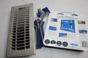 lot 126 image: Kreg Cabinet Hardware Jig and Adjustable Duct Vent Cover