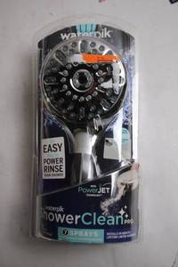 lot 188 image: Waterpik ShowerClean Pro Handheld Shower Head with 7 Sprays