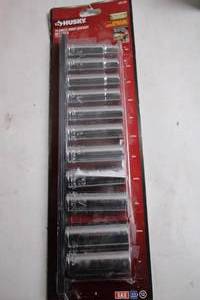 Husky 11-Piece SAE Deep Socket Set with 1/2" Drive