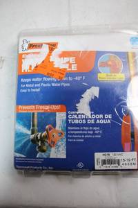 lot 242 image: Frost King Electric Water Pipe Heat Cable 15-19 ft