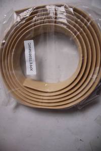 lot 243 image: 9.8 ft PVC Floor Edging Transition Trim Strip in Maple Wood Color