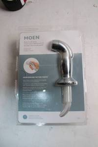 lot 244 image: Moen Multi-Fit Kitchen Faucet Side Spray in Chrome Finish