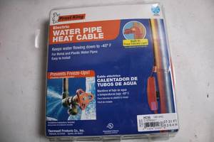 lot 245 image: 27-31 Ft Frost King Electric Water Pipe Heat Cable