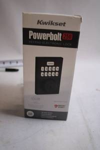 lot 246 image: Kwikset Powerbolt 250 Keypad Electronic Lock