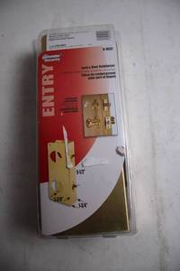 lot 269 image: Defender Security Solid Brass Lock & Door Reinforcer