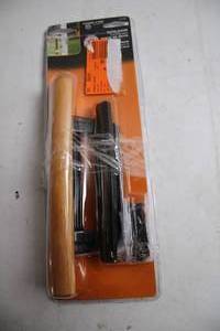 lot 276 image: Unopened Patio Door Reinforcement Lock with Wooden Knob