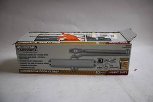 lot 314 image: Universal Hardware Commercial Door Closer with Adjustable Closing Speed