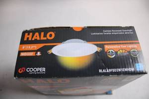 lot 317 image: Halo 6-Inch Canless Recessed Downlight by Cooper Lighting