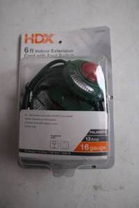 lot 333 image: HDX 6 ft Indoor Extension Cord with Foot Switch