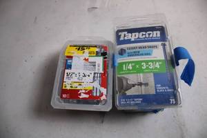 lot 358 image: Lot of Tapcon Concrete Screw Anchors