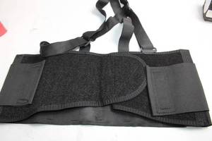 lot 368 image: Adjustable Black Back Support Belt with Straps
