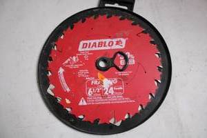 lot 397 image: Diablo Framing Circular Saw Blade 6-12 inch 24 Teeth