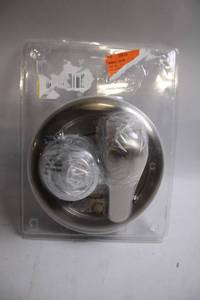 lot 402 image: New in Package Brushed Nickel Shower Trim Kit with Handle