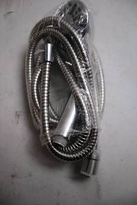 lot 403 image: Flexible Stainless Steel Handheld Shower Hose with Multi-Function Head