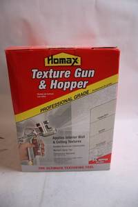 lot 414 image: Homax Professional Texture Gun & 5L Hopper Set with Multiple Spray Tips