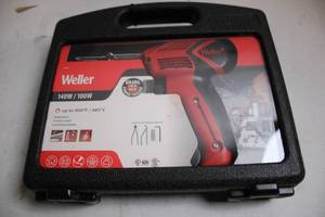 lot 419 image: Weller Dual Heat Soldering Gun Kit 140W100W