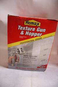 lot 424 image: Homax Texture Gun and Hopper for Interior Wall and Ceiling Textures