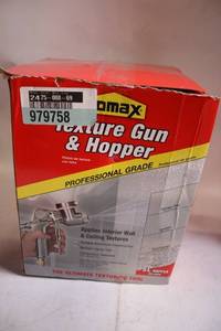lot 428 image: Homax Texture Gun & Hopper for Interior Wall and Ceiling Textures