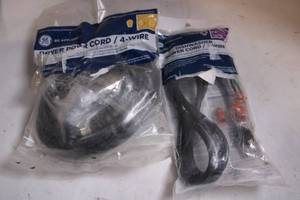 lot 444 image: GE Dryer and Dishwasher Power Cord Set