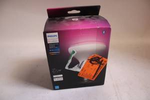 lot 464 image: Philips Hue White and Color Ambiance BR30 Smart Bulb 65W Equivalent