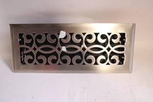 lot 480 image: Stainless Steel Decorative Floor Register Vent Cover 13 x 5.5