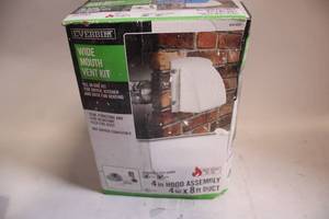 lot 485 image: Everbilt Wide Mouth Vent Kit for Dryer, Kitchen, and Bath Fans