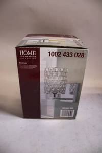 lot 492 image: Home Decorators Collection Wall Lamp with Crystal Beaded Shade