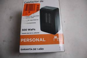 lot 277 image: Living Zone 500 Watt Ceramic Personal Heater