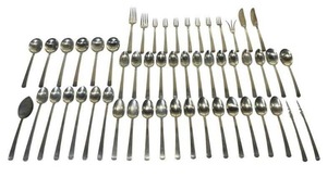 53-Piece Regency by Lunt Sterling Silver Flatware (1,404 grams)