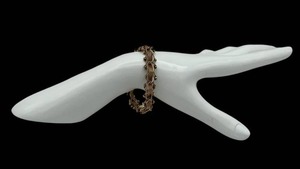 lot 20 image: Vintage 14K Gold Rope and Mesh Link Bracelet, 7.75 (11.8 grams) - $200 Reserve Price