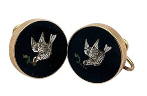 lot 24 image: Vintage 120 17K Gold Filled Screw Back Earrings (11.5 grams total weight)