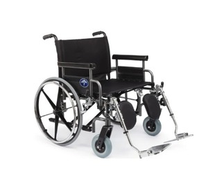 WOW MSRP $1800 New In Box Highest Quality Medline 850 lb. Capacity&nbsp;Excel Shuttle Bariatric Extra-Wide Wheelchair -Constructed with heavier-duty materials and larger dimensions to accommodate higher weight capacities