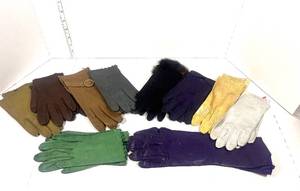 lot 31 image: 10 Pair of Ladies Leather Gloves. Most never worn