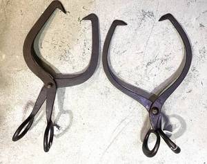 lot 77 image: Pair of Vintage Ice Tongs