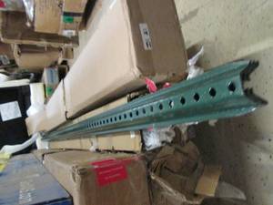 lot 24 image: 3 metal posts 8 foot...