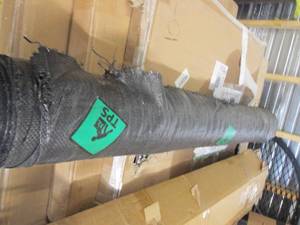 lot 42 image: roll of snow fence fabric...