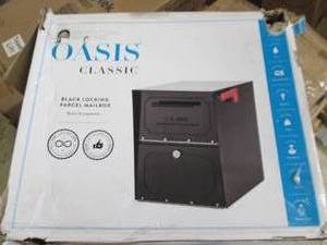 lot 50 image: oasis classic black locking parcel ...