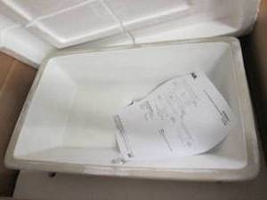 lot 62 image: kohler 21-14 rectangler undermount...